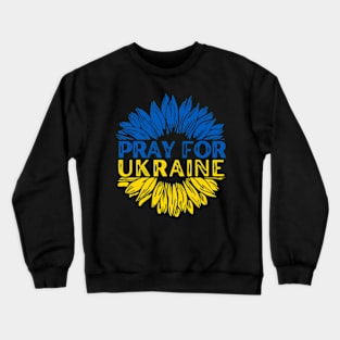 pray for ukraine Crewneck Sweatshirt